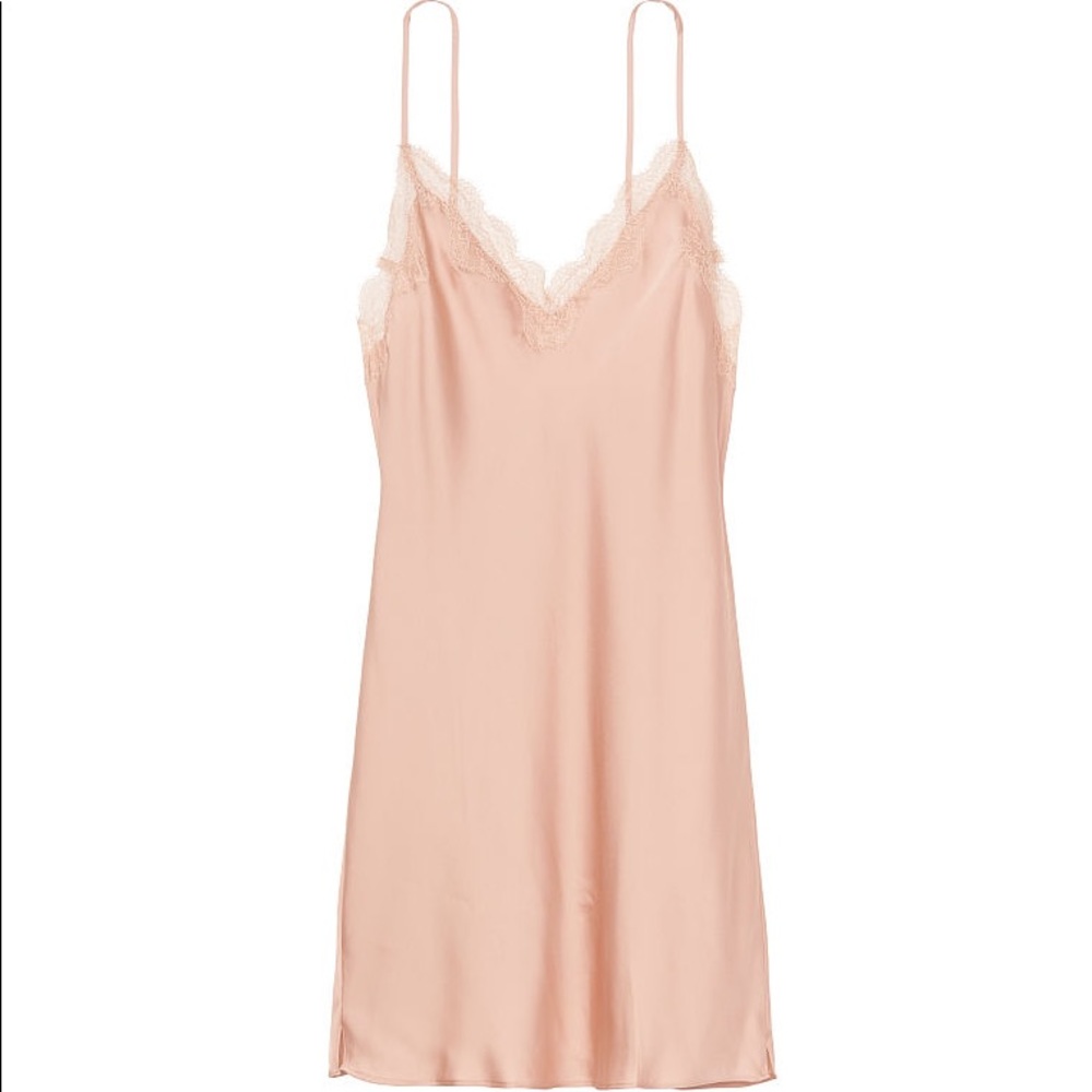 VS Satin Lace Slip